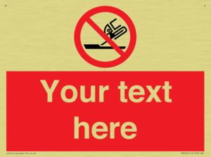 Custom prohibition Do not use for face grinding